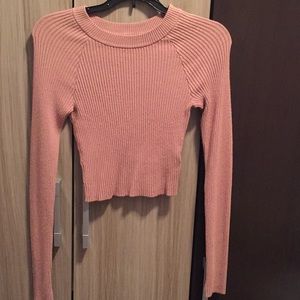 H&M sweater crop top